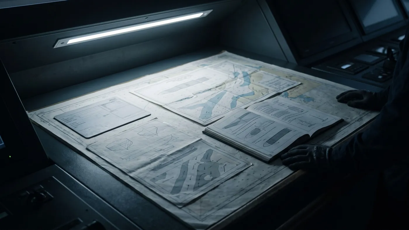 Charts and the manoeuvring booklet